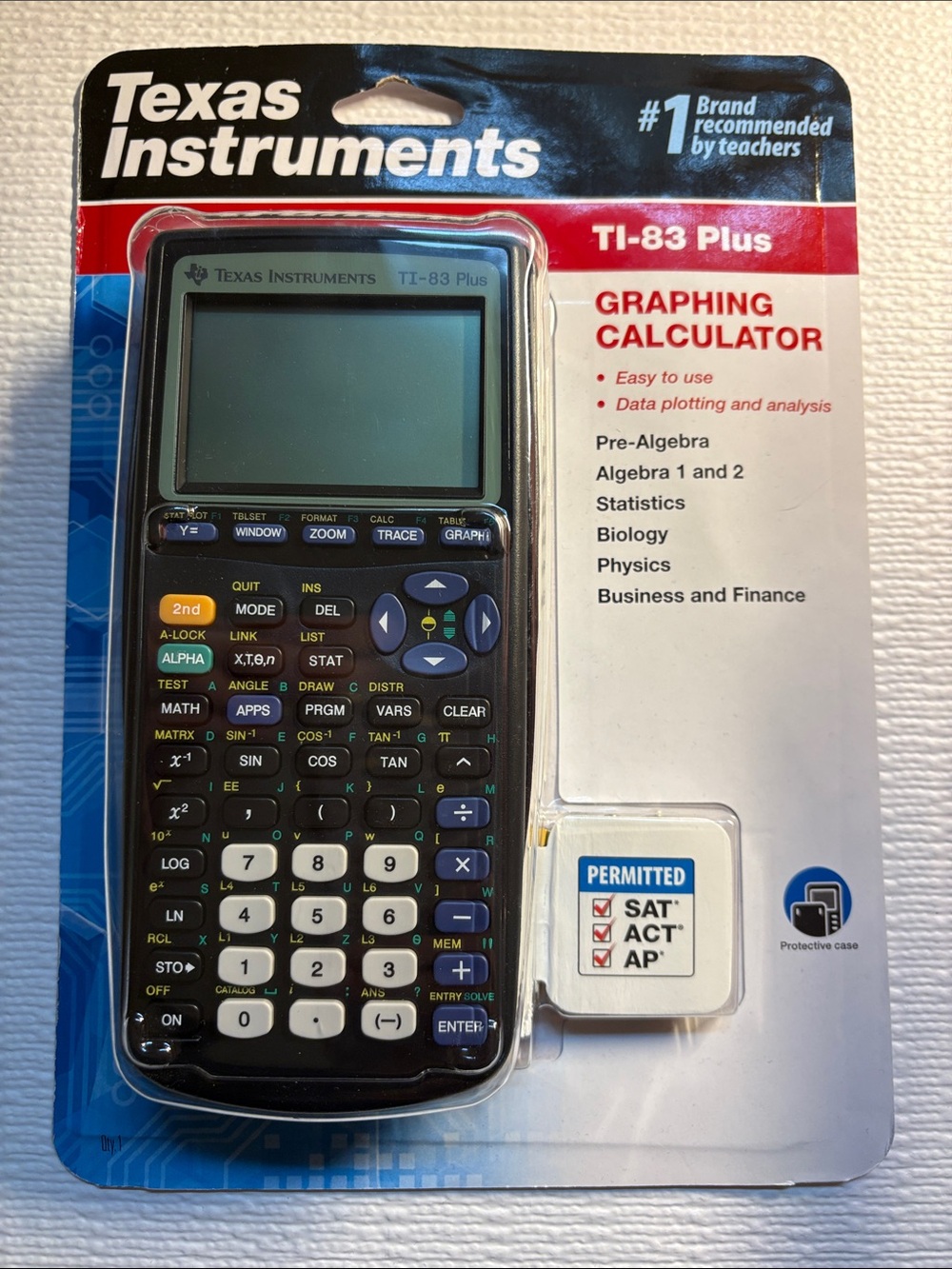 Texas Instruments TI-83 Plus Graphing Calculator - Black